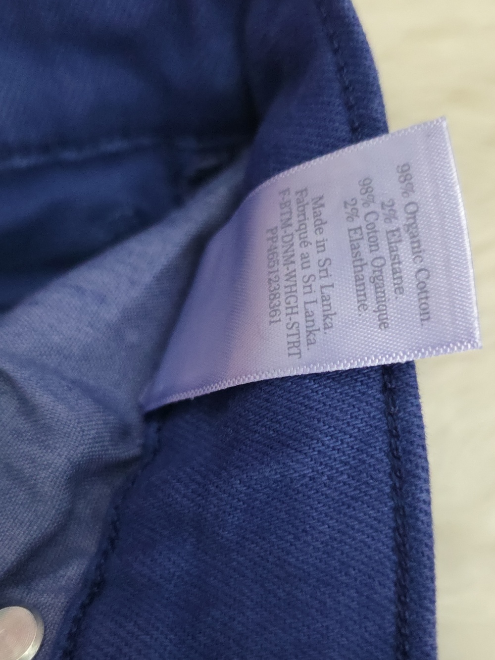 NEW Everlane The Way High Straight-Leg Jeans in Deep Blue 26 Tall - Picture 8 of 12